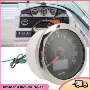 Garosa Compteur de vitesse pour bateaux 85mm/3.3po Compteur de Vitesse