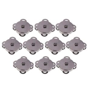 Pression pour sac Fermoir pour sac de 18 mm Rond Argenté 10 Fermoirs aimanté