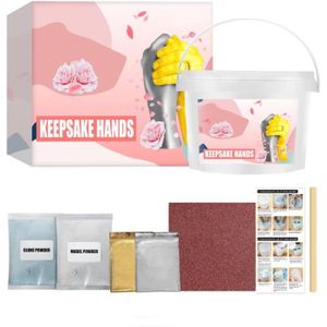 Kit de moulage Lucky Hands® pour Famille et Mariage DUO | kit de moulage  DIY pour empreinte de e mains d’adulte | Plâtre moulé pour un marriage, la