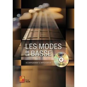 PARTITION Les Modes de la Basse, Recueil + CD Guitare basse en Français édité par Carisch