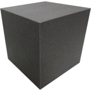 Mousse d/'Mousse Isolation Acoustique Audio Acoustique Protection 100x200x3 cm Noir