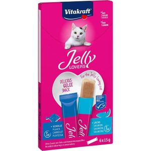 BOITES - PATÉES Snack Pour Chat - Jelly Lovers Friandise Gelée Poisson 6