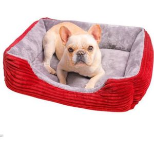 CORBEILLE - COUSSIN Rouge XS(45*31*15)cm 2021 tapis pour chien lits pour animaux de compagnie canapé-lit lit pour chiot chiens lh1020sddogmat54f