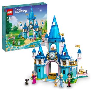 UNIVERS MINIATURE LEGO Disney Princess - Le Château de Cendrillon et du Prince Charmant - Jouet dès 5 Ans - 365 Pièces