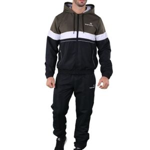 SURVÊTEMENT Ensemble de survêtement Fitness - Sergio Tacchini - BINARIO - Noir - Manches longues - Indoor