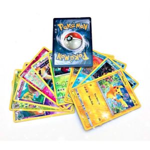 CARTE A COLLECTIONNER Lot de 10 cartes Pokémon brillantes holographiques