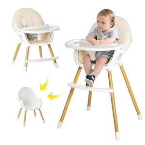 LIVINGBasics Chaise haute pliable pour bébé avec roulettes et panier de  rangement, hauteur d'assise réglable sur 6 positions, blanc + vert, 4,1 kg  : : Bébé et Puériculture