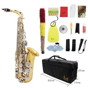 AYYNAM Bec De Saxophone Alto Professionnel en Métal Accessoires Saxophone pour Débutants Mélomanes Cadeau 
