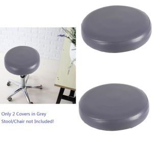 GCC Solide Tabouret de Bar Coussin Coton Rond Coussin de Chaise avec Attaches Antidérapants Respirant Chaise Coussins pour chaises H-25cm Diameter