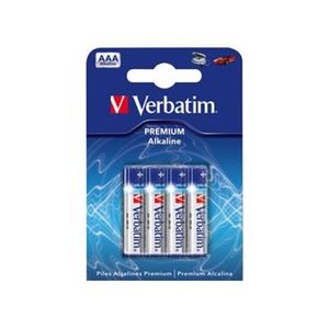 PILES Pack de 4 piles Verbatim Premium LR03 Micro AAA