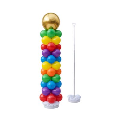 Kit De Base Pour Colonnes De Ballons En Métal,2 Ensembles De 2 M De Kit De Base Pour Colonnes De Ballons En Métal,2 Ensembles De 2 M De
