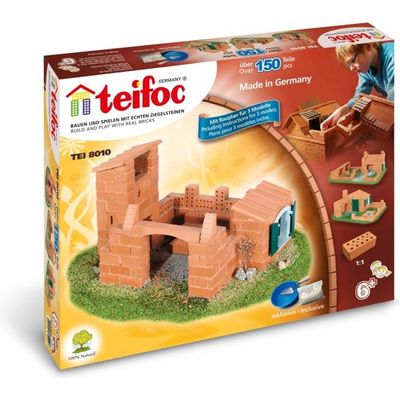 Construction en briques : Eglise - Teifoc - Rue des Maquettes