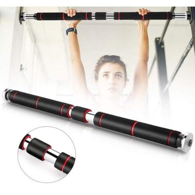 Barre De Tractions,Barre De Traction sans Fixation,Barre Traction Porte,Barre de traction réglable de 70 à 100cm jusqu'à 200 kg avec Trois Barre De Tractions,Barre De Traction sans Fixation,Barre Traction Porte,Barre de traction réglable de 70 à 100cm jusqu'à 200 kg avec Trois