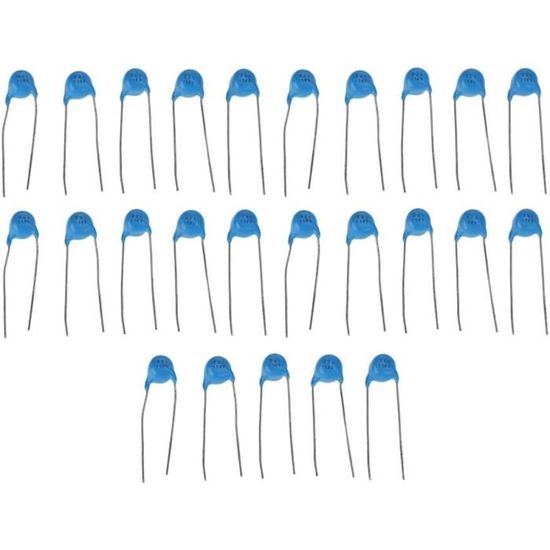10 Condensateurs Céramique Disque 1000pF 250V AC – Lot Bleu, Marque Uxcell, Neuf