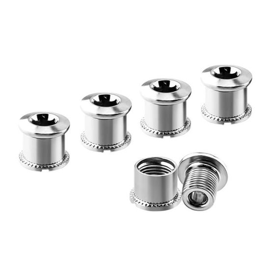 Lot De 5 Vis De Plateau Vélo – Acier Inox – Simple/double/triple – Universel