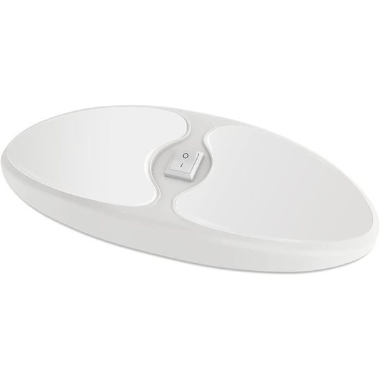 Plafonnier LED Réglable 12V Pour Camping-Car - 2 Pièces - Intensité 5% à 100% - 3000K/6000K