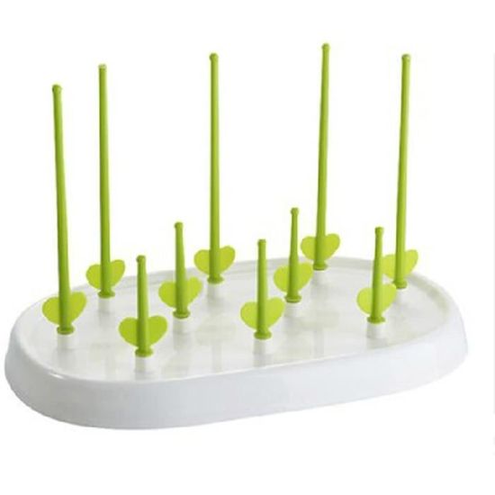 Séchoir pour Biberons de Bébé - SSS - Sans BPA - Vert - Mixte - PP alimentaire Séchoir pour Biberons de Bébé - SSS - Sans BPA - Vert - Mixte - PP alimentaire