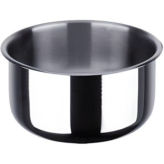 CASSEROLE SANS MANCHE INOX 18 INTERIEUR INOX 0 20 CM HAUTEUR 8 CM