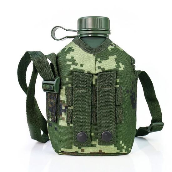 Gourde Militaire Cantine Armée - Bouteille D'Eau Avec Sangle De Transport - Occasion