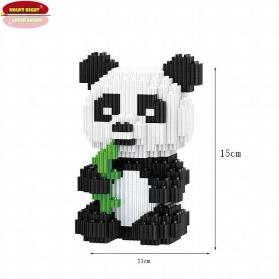 PIXELHOBBY P29020-KIT DE BRICOLAGE PANDA, SYSTEME D'ASSEMBLAGE COMME L - Beaux-Arts et Loisirs créatifs