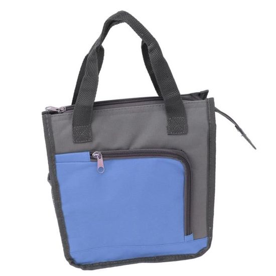 Sac Isotherme Grand Volume - Garde Froid/Chaud 3-4h - Poches Extérieures - Parfait Bureau, Pique-Nique, Rando