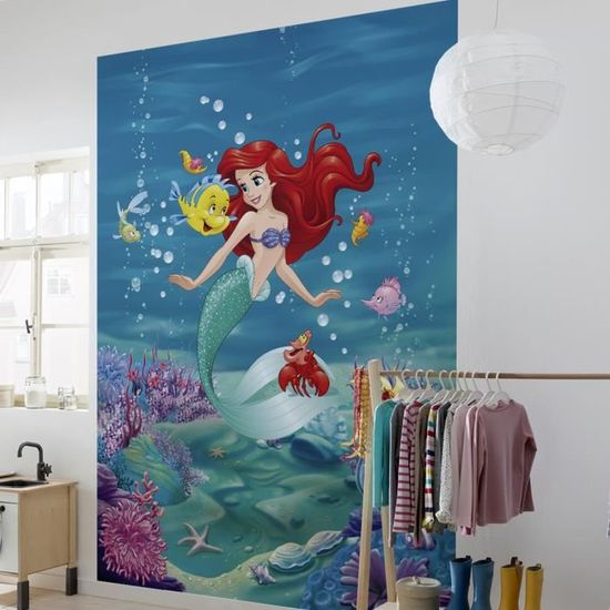 Papier Peint 3D Sirène NA6462 – Décalcomanie Murale Plafond – Déco AJ MUR Fay