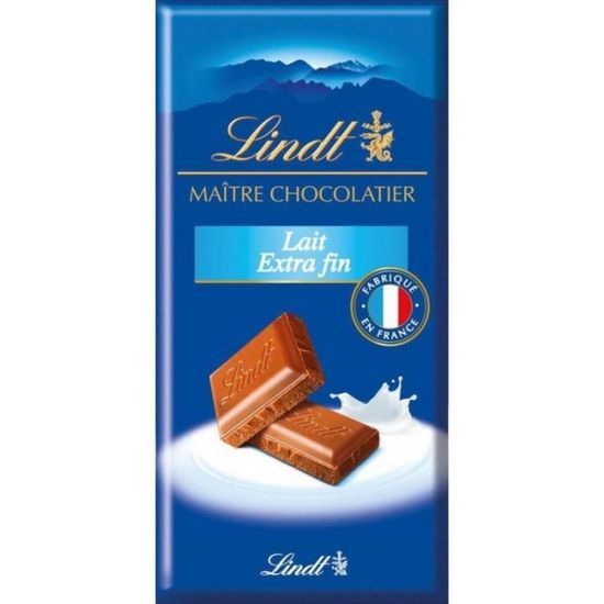 Lindt Maître Chocolatier Lait Extra Fin 100g (lot de 6) Cdiscount Au