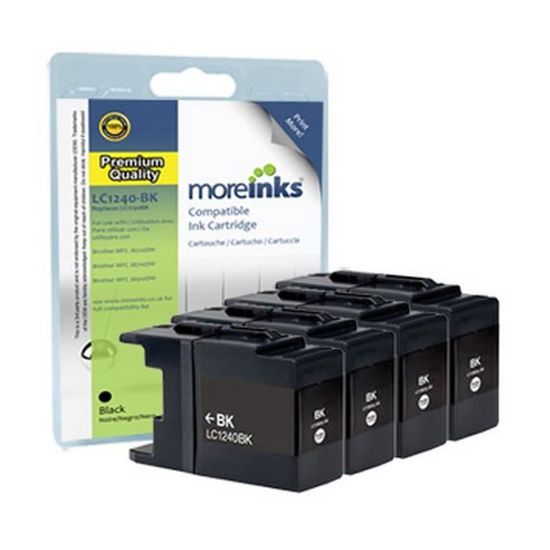 Lot 4+4 Cartouches D'encre Compatibles LC1280 XL Pour Brother DCP-J725DW - Noir Et Couleurs