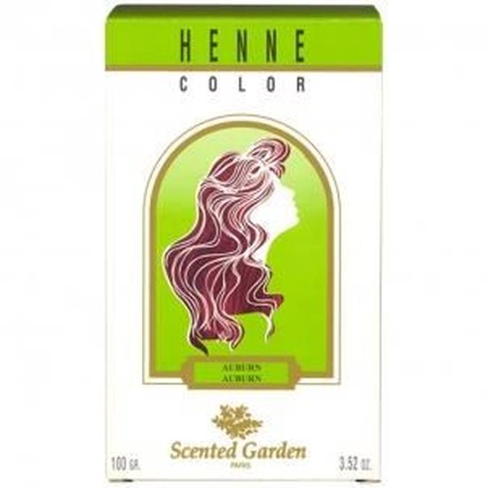 Coloration naturelle au henné Auburn SCENTED GARDEN 100g