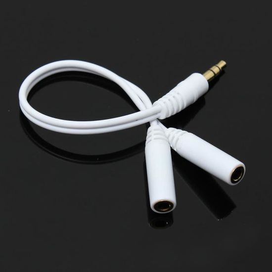 MillSO Cavo splitter audio Y da 3,5 mm femmina a MillSO Cavo splitter audio Y da 3,5 mm femmina a