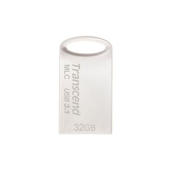 Clé USB TRANSCEND JetFlash 720 - 32 Go - USB 3.0 - Sans capuchon - Argent