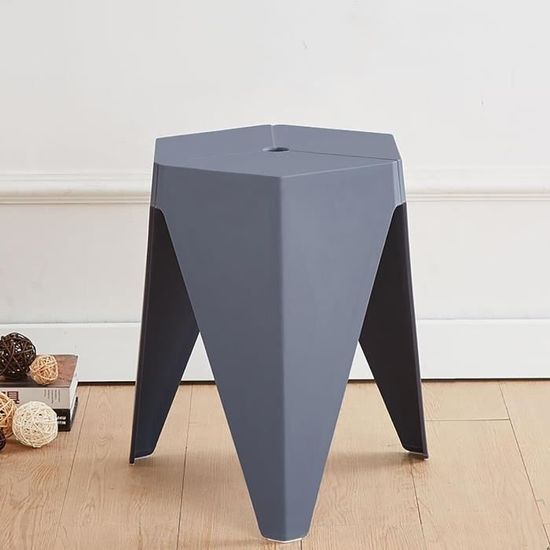 Lot De 6 Tabourets Empilables Pour Enfants - Plastique, Couleur Rose, 44,5 Cm - Pour école, Maison, Salle De Jeux - 3