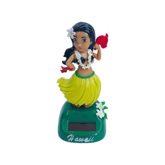 Figurines de danse à énergie solaire – Décoration de panneau de voiture – Fleurs colorées à énergie solaire – Décoration de cadeau Generic