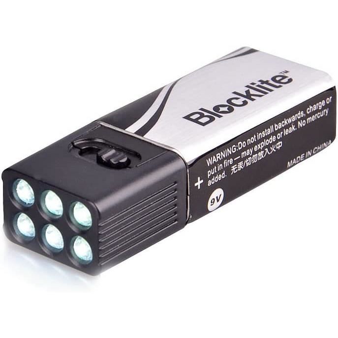 Lampe Torche LED Mini USB Rechargeable Avec Aimant - Noir, Aluminium, Neuf