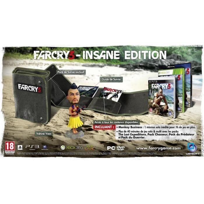 Ubisoft Far Cry 3 Insane Edition / Jeu Console Xbox 360