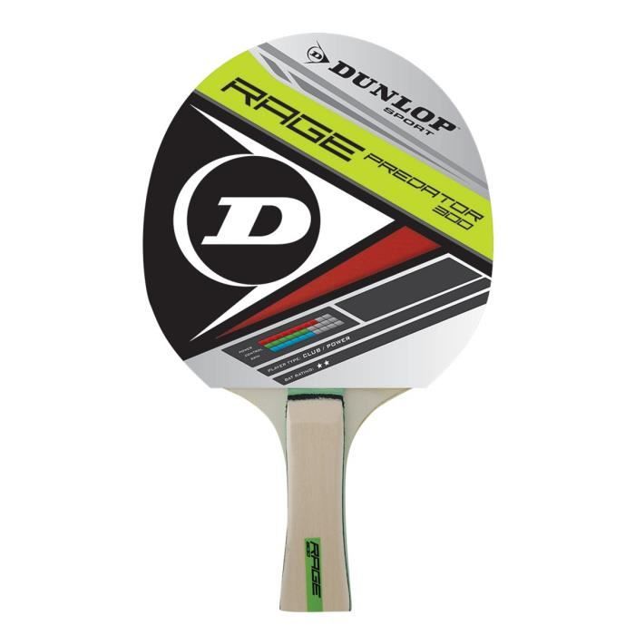 DUNLOP Raquette de Ping Pong Rage Predator 300