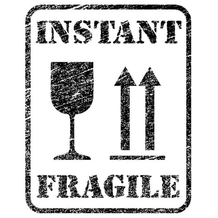 Tampon en pour scrapbooking - -INSTANT FRAGILE-