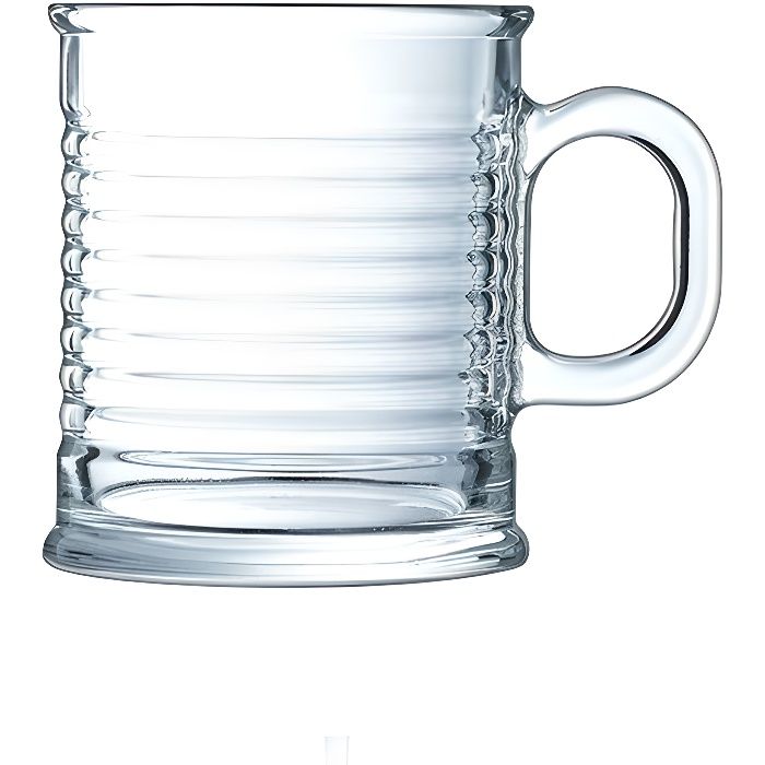LOT DE 6 VERRES A VIN CHAUD ARCHI 25 CL - LUMINARC
