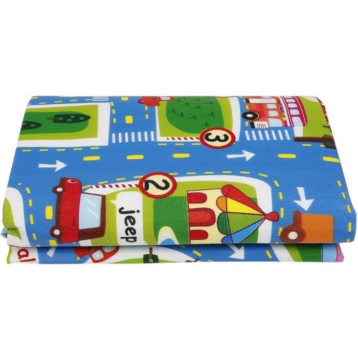 Tapis Jeu pour Enfant Bébé Ramper Tapis de Sol pour Épaissi Imperméable Anti-Saleté Activité en Mousse intérieur ou extérieur Pique-
