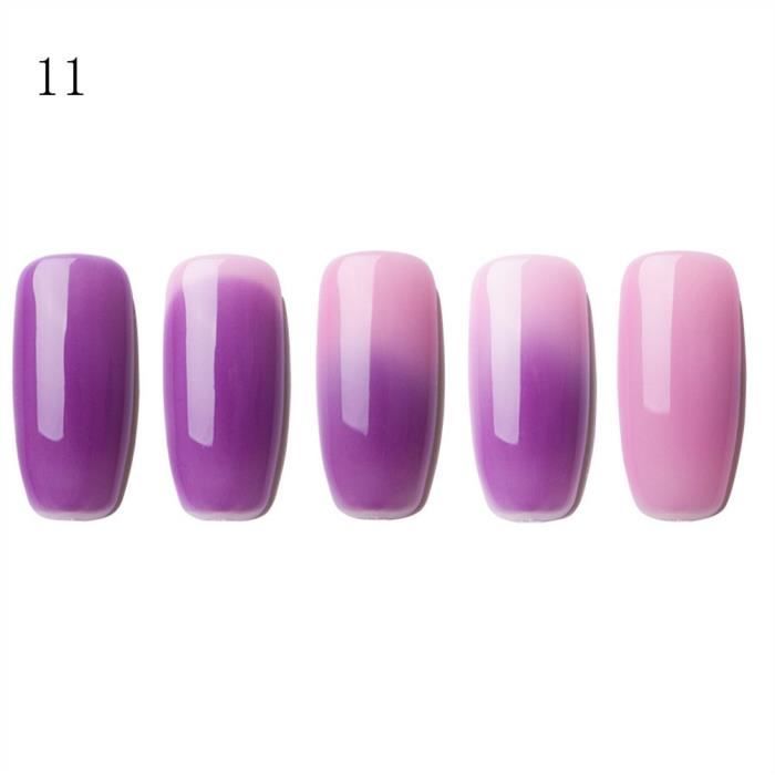 LULAA 6ML Color Changing Gel Nail Art Vernis à ongles Vernis Gel UV LED polonais @Buuiude11944