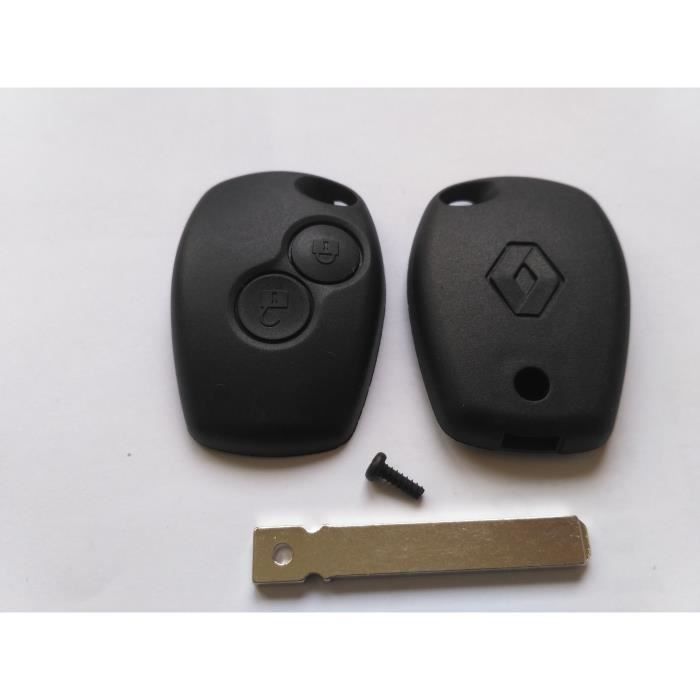 COQUE DE CLE PLP TÉLÉCOMMANDE BOÎTIER CLE RENAULT CLIO 3 MODUS TWINGO 2 MASTER KANGOO / 2 BOUTONS