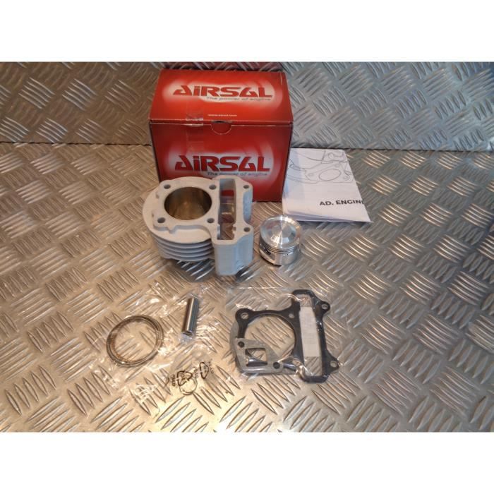 cylindre piston airsal 80 cc pour scooter 50 chinois 4 temps gy6 139 qmb qma adly generic jonway lifan ride sym tgb znen ...