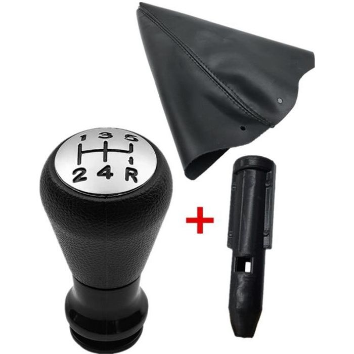 Combo 5 -Guêtre de pommeau de levier de vitesse pour citroën C1 C3 C4, PEUGEOT 106 107 205 206 207 306 307 308 309 405 406 407 508 6