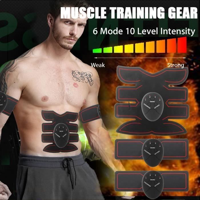 Appareil de Musculation Électrique Muscle Formation Vitesse Body Shape Fitness 6 Mode 10 Intensité Bo57651