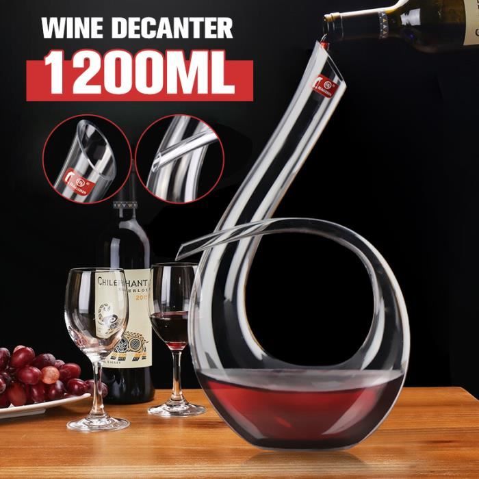Carafe De Décantation Classique Aérateur De Vin 1.2L 370X210MM