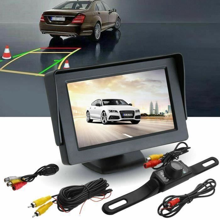 Caméra de recul de vision nocturne de recul de voiture de recul vue arrière de stationnement+moniteur de 4,3 TFT LCD Jes10289