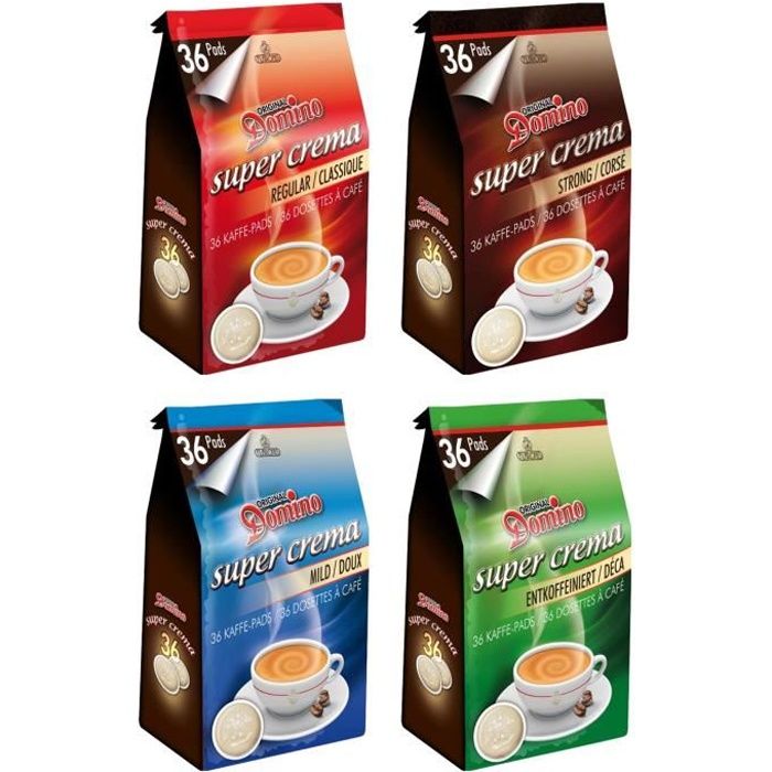 DOMINO Café Mix 4x36 dosettes type SENSEO