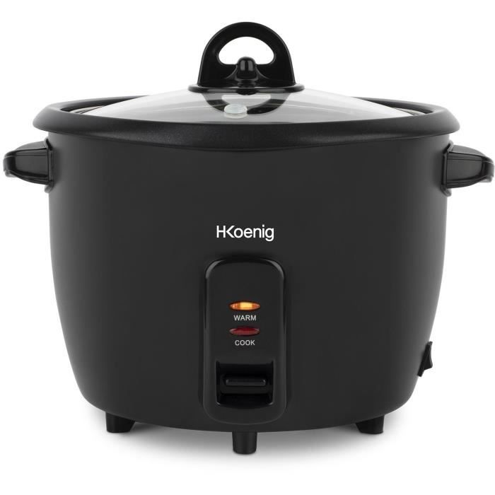 HKOENIG ORYZA8 - Cuiseur à riz 1,8L - 700W - Revêtement anti-adhésif - Arrêt automatique - Pieds antidérapants - Maintien au chaud