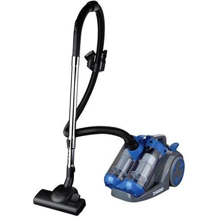 KLAISER - Puissance 2400W - Aspirateur Sans Sac KLAISER Confort BS112D Technologie DUO