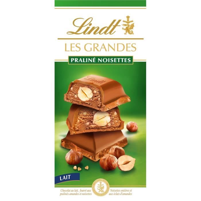 Chocolat au lait amandes 225g Lindt